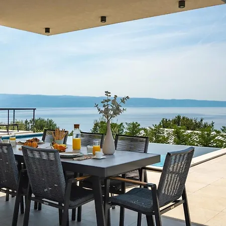 Stylish Olea With Heated Pool And Panoramic Sea Views * Podstrana